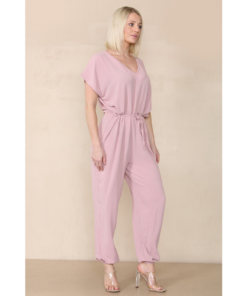Tie Waist Stylish Harem Jumpsuit