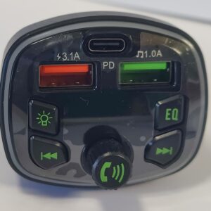 Bluetooth Fm Transmitter, Car Adapter Wireless Blue Tooth 5.0 Car Radio Music Calling Adaptor
