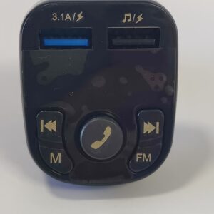Car Fm Transmitter Bluetooth 5.0 Aux Handsfree Wireless Car Kit Dual Usb