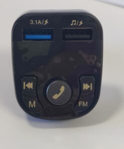 Car Fm Transmitter Bluetooth 5.0 Aux Handsfree Wireless Car Kit Dual Usb