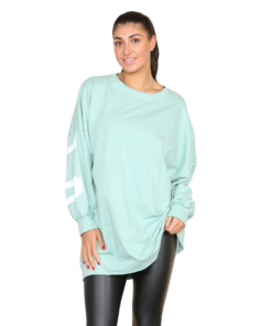 Buffalo Slogan Print Oversized Jumper Dress