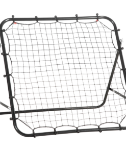 HOMCOM Rebounder Net Goal for Kids Adults Baseball Football Training Black