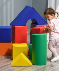 11 Pcs Kids Soft Foam Puzzle Play Blocks Set Learning Toddler Activity Fun Toy
