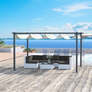 Deluxe Patio Gazebo with Weather-Resistant Canopy & Easy Setup