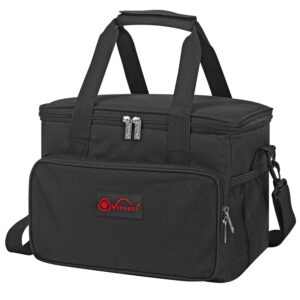 VINSANI Black Cooler Bag - Portable Insulated, Leakproof
