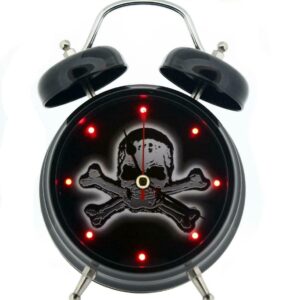 GTP Unisex Double-Bell Quartz Alarm Clock with Clear Voice IMP122