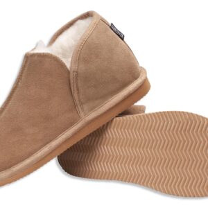 Nordvek Womens Suede Boot Style Slippers With Rubber Sole - 447-100