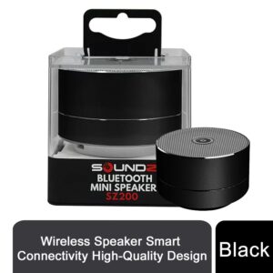 Soundz Wireless Speaker Smart Connectivity High-Quality Design-Black