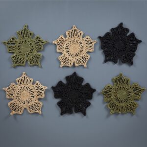 Severn Jute Star 36x36cm Natural Set of 2 Placemats
