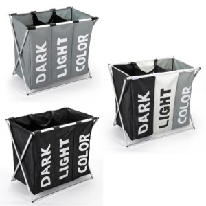 VINSANI X-SHAPE 3 SECTION LAUNDRY SORTER