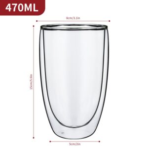 Vinsani Double Wall Glasses - Edgy Style, 1010067