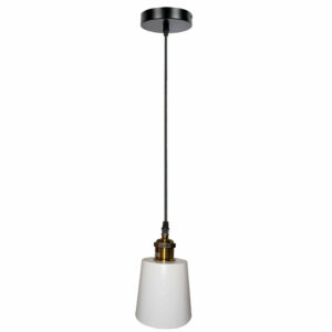 Single Industrial White Vintage Modern Ceiling Hanging Pendant Lamp