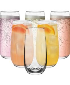 Vinsani Esteem Highball Glasses - 6-Piece Set (Model 0000109)