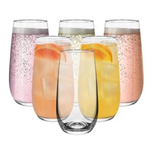 Vinsani Esteem Highball Glasses - 6-Piece Set (Model 0000109)