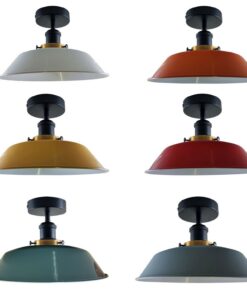 Modern Industrial Ceiling Light Fitting Flush Mount Light Metal Indoor Light