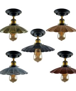 Modern Industrial Retro Loft Metal Ceiling Light Indoor Light Fitting Kitchen