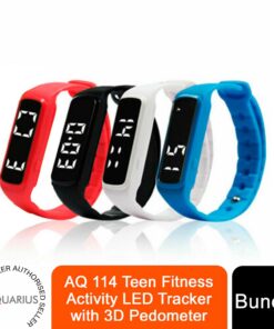 Aquarius AQ 114 Teen Fitness Activity LED Tracker with 3D Pedometer