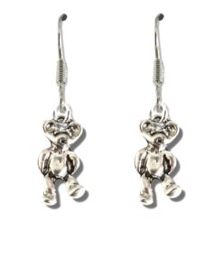 Girls Teddy Drop Earrings