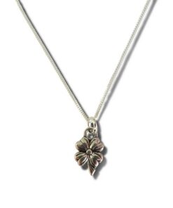 Flower Silver Necklace