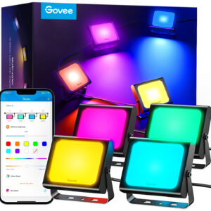 GOVEE RGBICWW LED SMART FLOOD LIGHT 4PCS