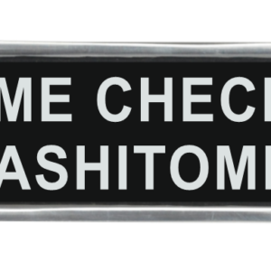 20CM ALUMINIUM LET ME CHECK SIGN