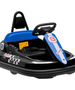 HOMCOM 6V Kids Bumper Car, 360-Degree Rotation Waltzer Car w/ 2 Speeds - Black