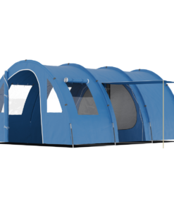 5-6 Man Family Tent Camping Tent with Two Room, Floor & Carry Bag