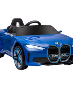 HOMCOM BMW i4 Licensed 12V Kids Electric Ride-On Car with Remote Control - Blue