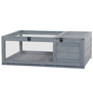 PawHut Glass Reptile Terrarium, 40L Vivarium for Lizards Frogs Snakes Turtles