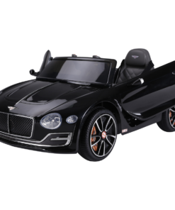 Electric Ride-on Car w/ LED Lights Music Parental Remote Control Black
