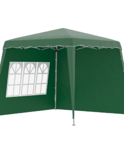2.4 x 2.4m UV50+ Pop Up Gazebo Canopy Tent with Carry Bag, Green