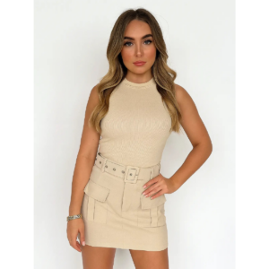 Over Sized Italian Gold Button Pleated Frill Ruffle TikTok Dress Top