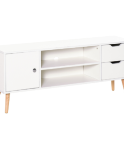 Modern TV Stand Storage Shelf Media Console Table Entertainment Center