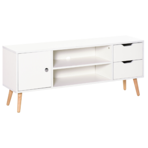Modern TV Stand Storage Shelf Media Console Table Entertainment Center