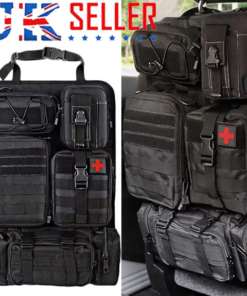 Car Tactical Seat Back Vehicle System Panel Organizer Packet Storage Bag UK