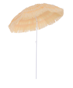 Patio Hawaii Beach Sun Umbrella Sunshade Hawaiian Folding Tilting Parasol