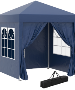 2x2m Garden Pop Up Gazebo Marquee Party Tent Wedding Awning Canopy