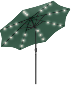24 LED Solar Powered Parasol Umbrella