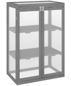 3-tier Wooden Cold Frame Grow House Garden Greenhouse Planting Storage Shelves