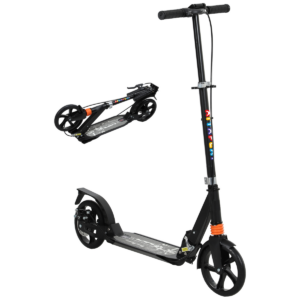 AIYAPLAY Kids Scooter, Foldable Kick Scooter w/ Adjustable Handlebar