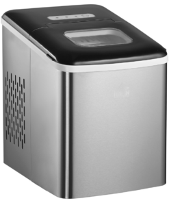 Portable Countertop Ice Maker: 9 Bullet Ice Cubes in 8 Minutes, Black