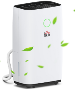 Ultra-Quiet 16L/Day Portable Dehumidifier for Home & Laundry Rooms