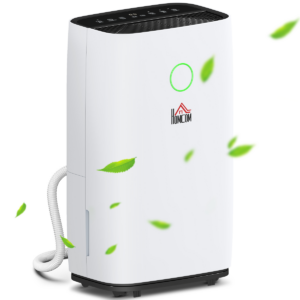 Ultra-Quiet 16L/Day Portable Dehumidifier for Home & Laundry Rooms