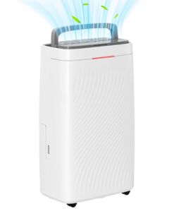 HOMCOM 16L Dehumidifier with Filter, 5.5L Water Tank, Auto Defrost, Timer