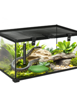 Glass Reptile Terrarium Habitats for Lizards, Frogs, Snake Pawhut