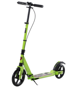 HOMCOM Teens Adult Kick Scooter Fold Adjust 14+ w/ Dual Brake System