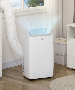12,000 BTU Portable Air Conditioner Unit with Remote, 24H Timer, 25m