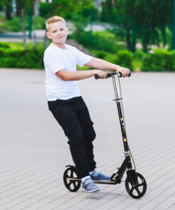 Foldable Kick Scooter for Kids w/ Adjustable Height, Break, Big Wheels