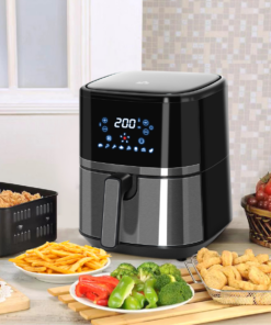 Air Fryer 4.5L 1500W with Digital Display Rapid Air Circulation Timer HOMCOM