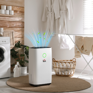 20L/Day Portable Quiet Dehumidifier for Home & Laundry Room with Auto Humidity